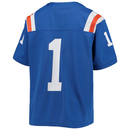 #1 F.Gators Jordan Brand Untouchable Football Jersey  Royal Stitched American College Jerseys - Main View