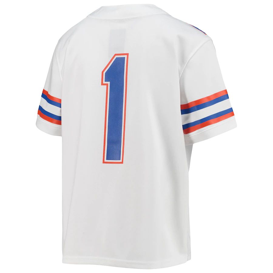 #1 F.Gators Jordan Brand Untouchable Football Team Jersey White Stitched American College Jerseys - Main View