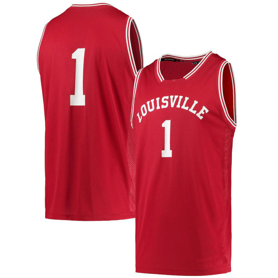 #1 L.Cardinals Reverse Retro Jersey Basketball Jersey Red Stitched American College Jerseys - Main View