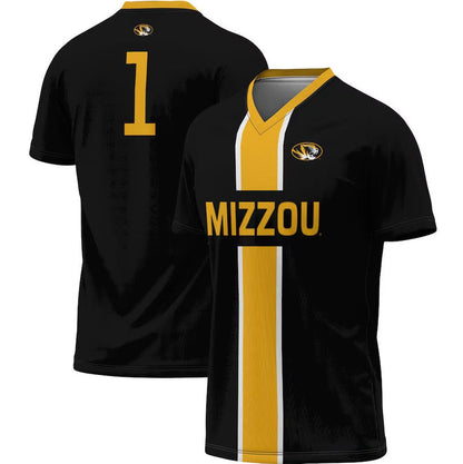 #1 M.Tigers ProSphere Unisex Lightweight Soccer Jersey - Black American College Jerseys - Main View