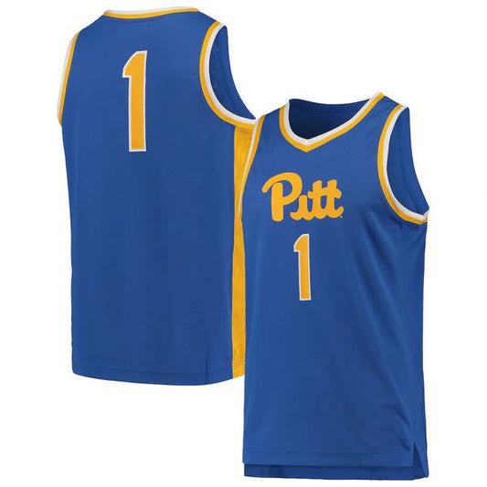 #1 P.Panthers Team Replica Basketball Jersey Royal Stitched American College Jerseys - Main View