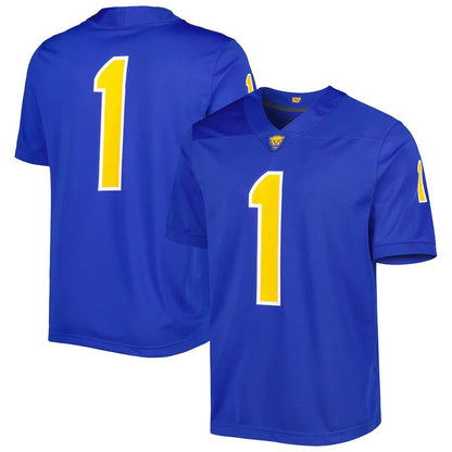 #1 P.Panthers Untouchable Football Jersey Royal Stitched American College Jerseys - Main View