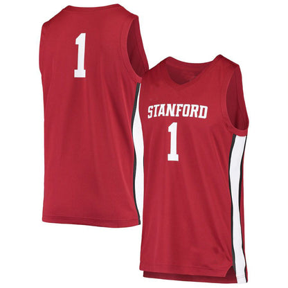 #1 S.Cardinal Unisex Replica Basketball Jersey Cardinal Stitched American College Jerseys - Main View