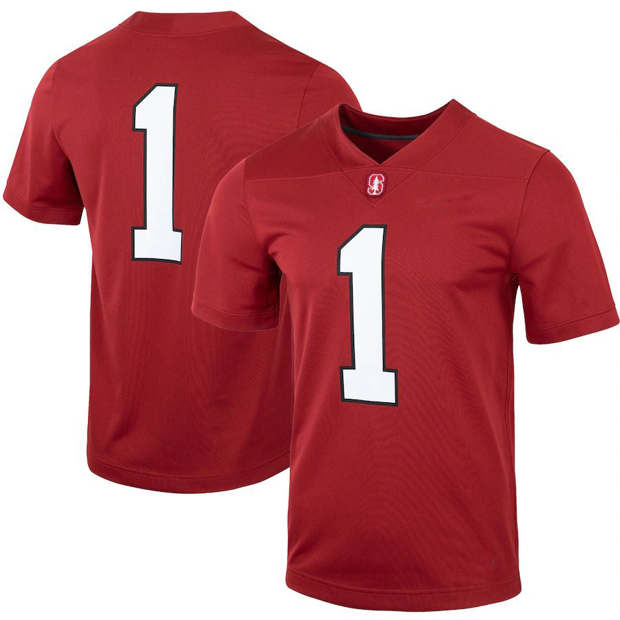 #1 S.Cardinal Untouchable Football Jersey Cardinal Stitched American College Jerseys - Main View