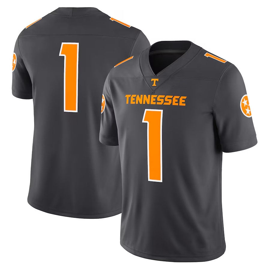 #1 T.Volunteers Alternate Game Jersey - Anthracite College Jerseys - Main View