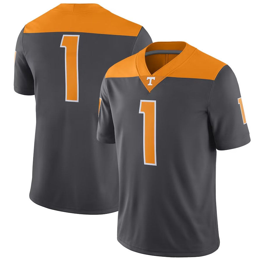 #1 T.Volunteers Alternate Game Jersey - Anthracite College Jerseys - Main View