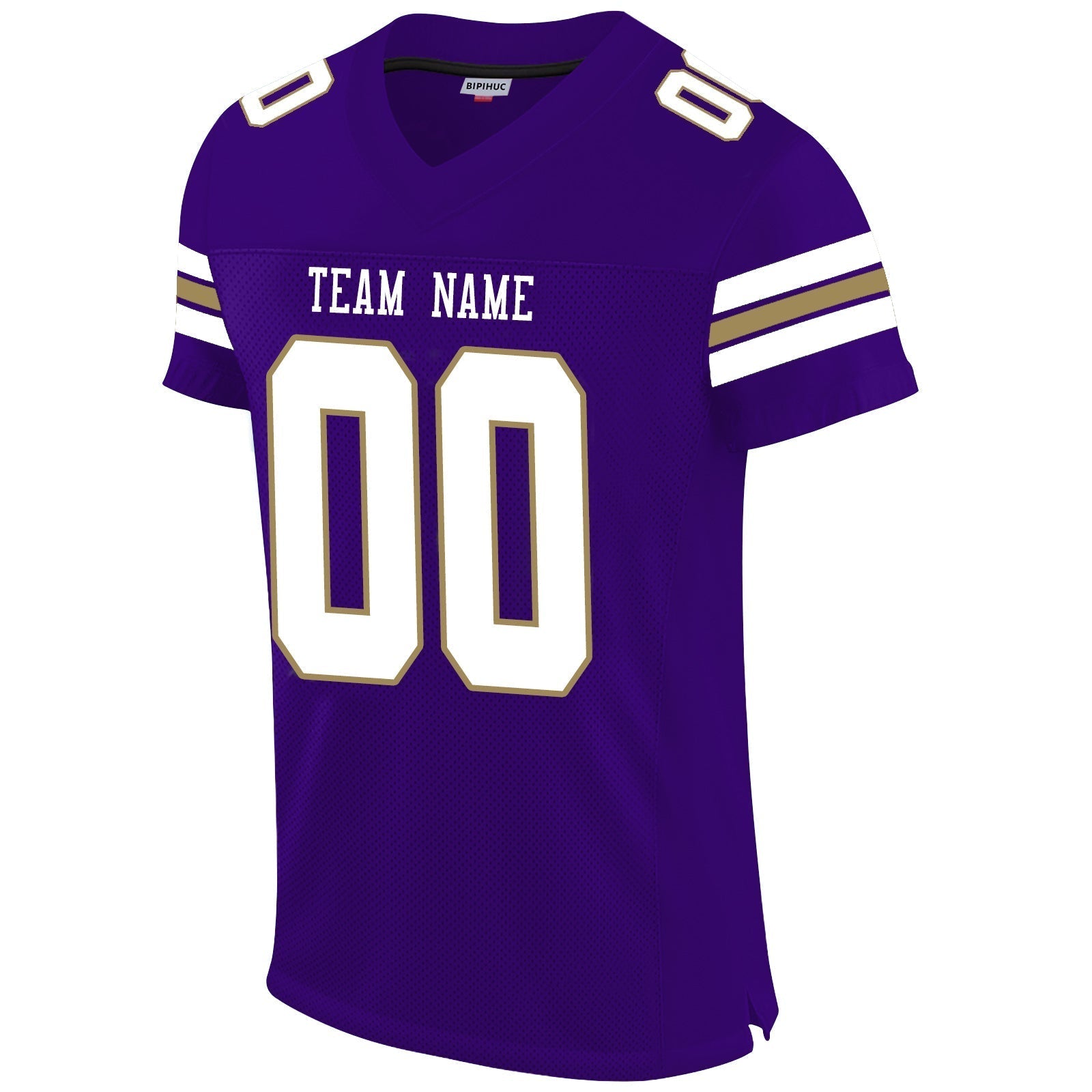 Custom B.Ravens Football Jerseys Team Name And Number for Men Youth Women Purple Christmas Birthday Gifts Jersey view 2