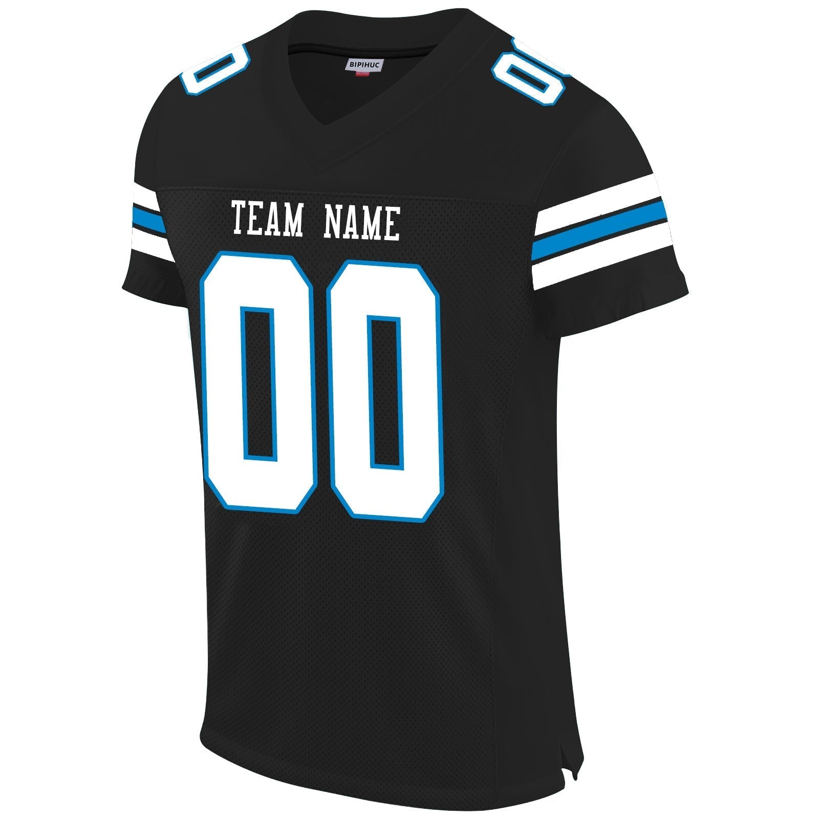 Custom C.Panther Football Personalize Design Black Stitched Name And Number Christmas Birthday Gift view 2
