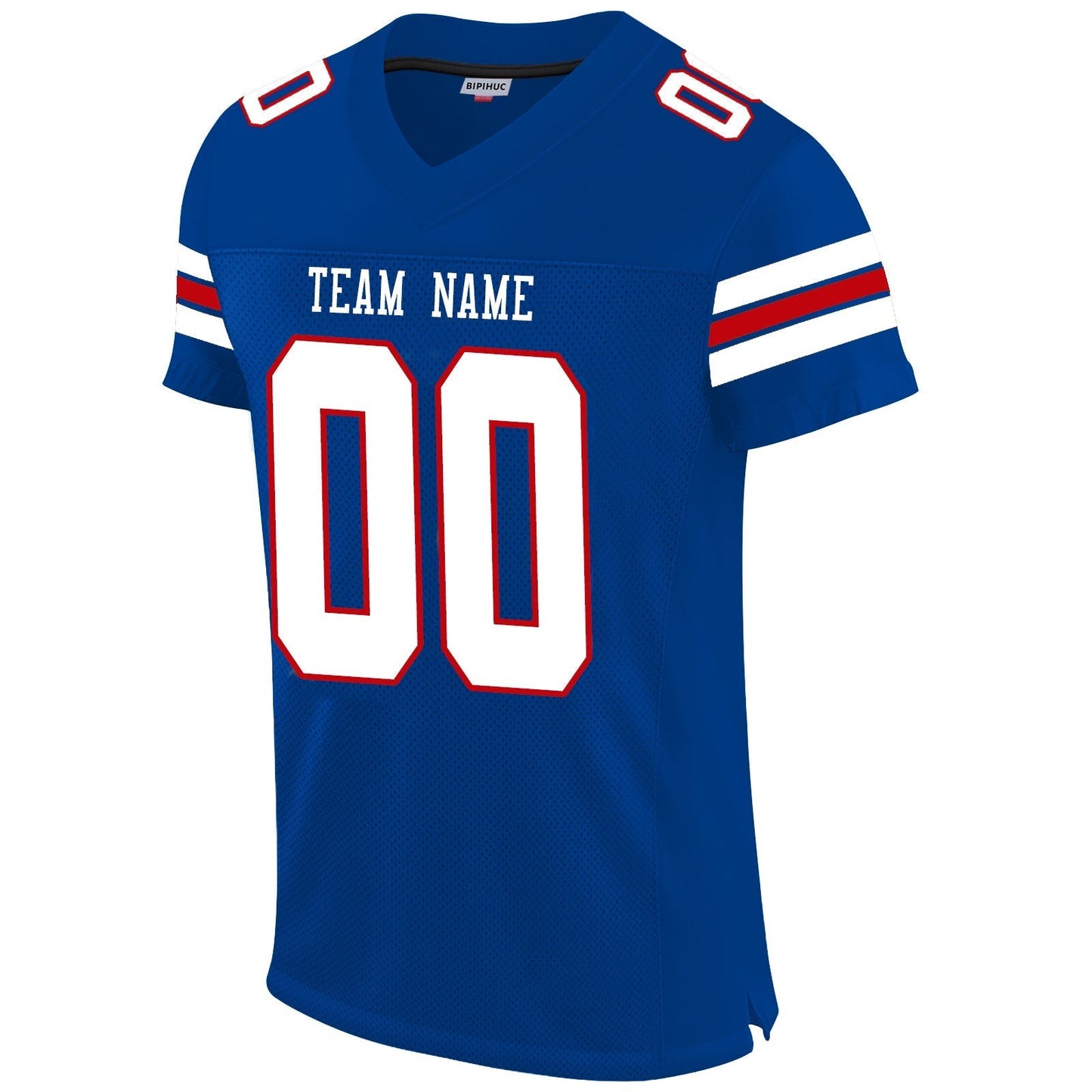 Custom B.Bills Football Jerseys Personalize Sports Shirt Design Royal Stitched Name And Number Christmas Birthday Gift view 2
