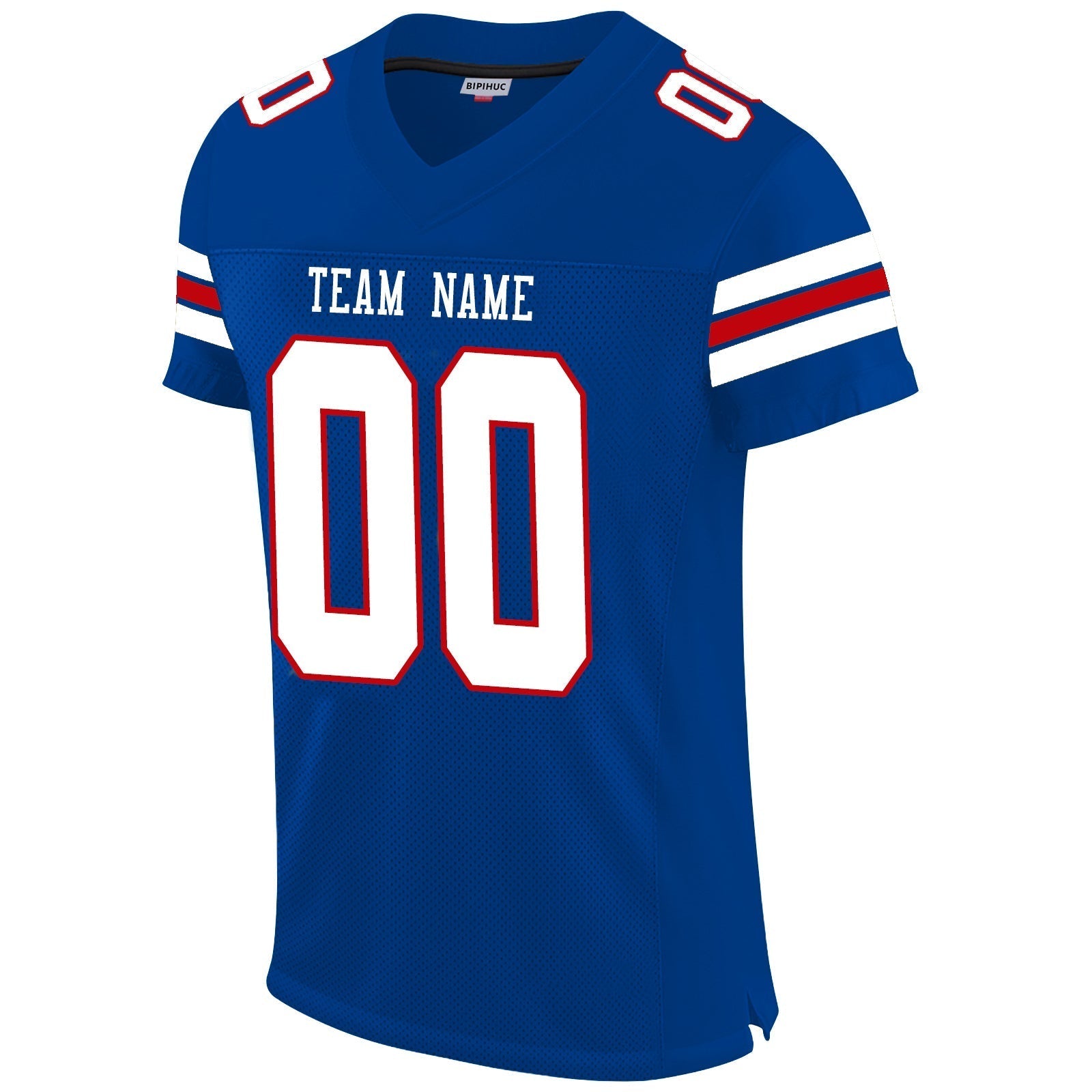 Custom B.Bills Football Jerseys Personalize Sports Shirt Design Royal Stitched Name And Number Christmas Birthday Gift view 2