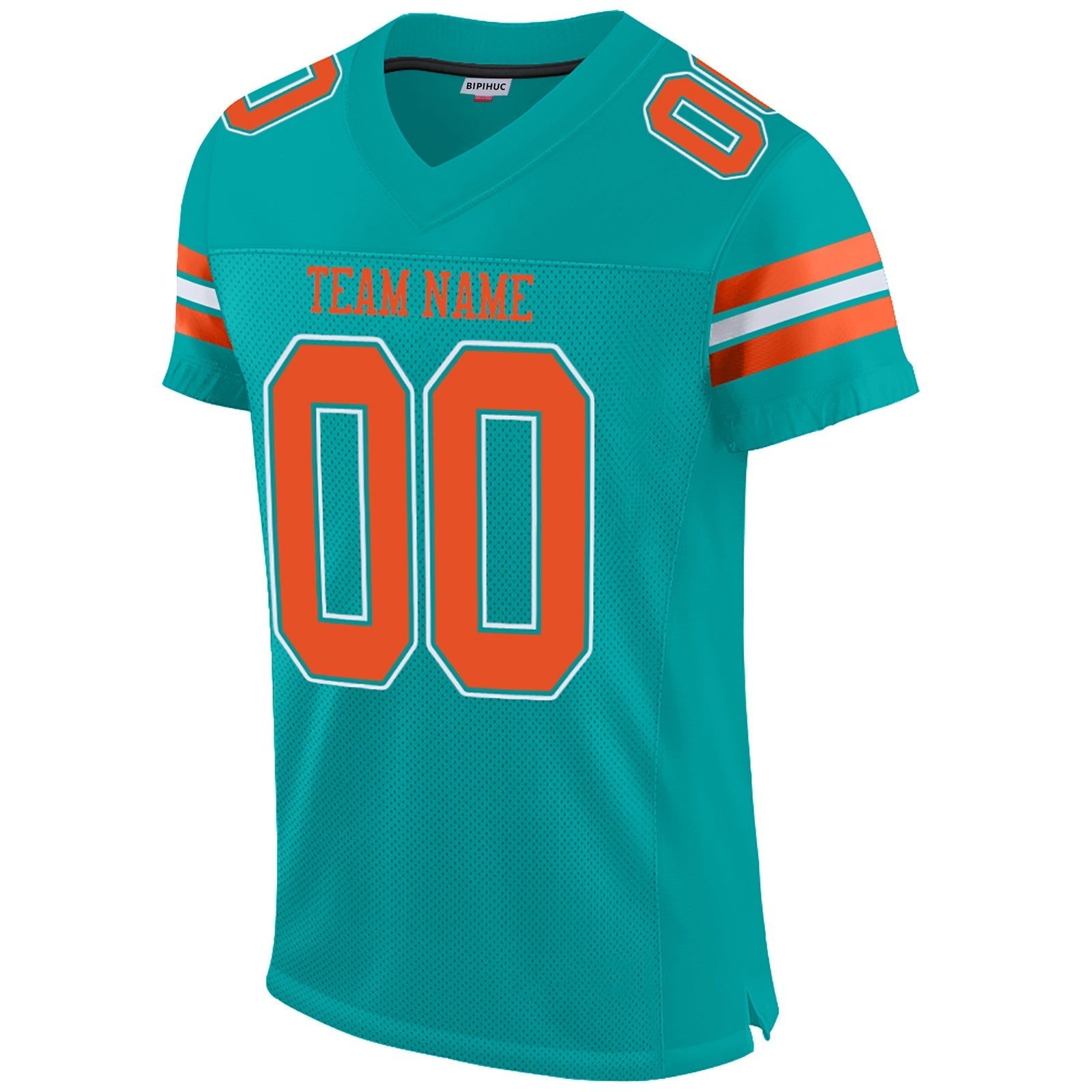 Custom M.Dolphins Football Jerseys for Personalize Sports Shirt Design Stitched Name And Number Christmas Birthday Gift view 2