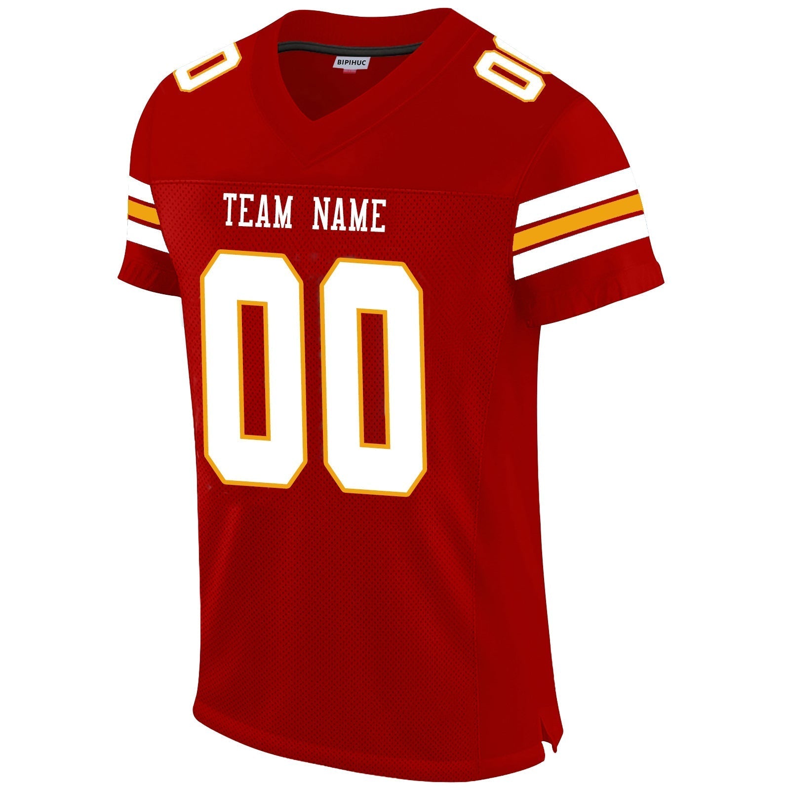 Custom KC.Chiefs Football Jerseys for Men Women Youth Design Red Stitched Name And Number Christmas Birthday Gift view 2