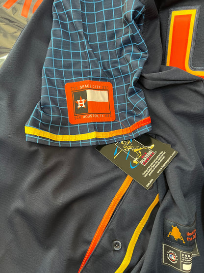 Baseball Jerseys New Houston Astros 44 Yordan Alvarez Navy Stitched 2022 Space City Connect Jerseys view 3
