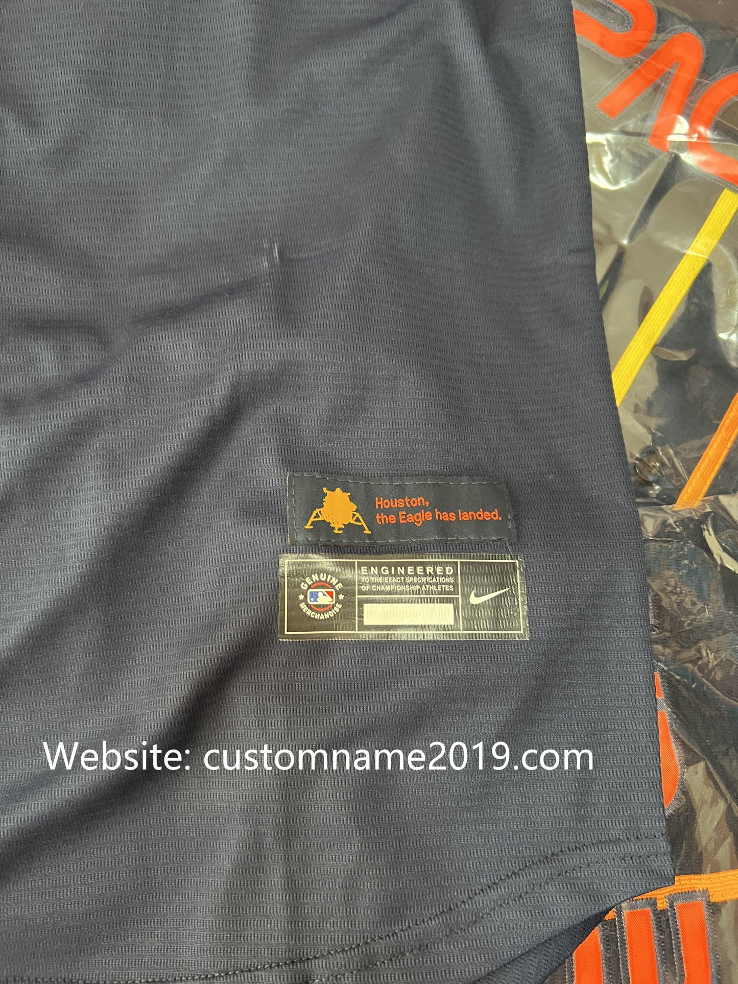 Baseball Jerseys New Houston Astros 27 Jose Altuve Navy Stitched 2022 Space City Connect Jerseys view 3