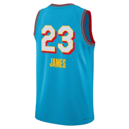 #23 LeBron James All Star 2025 Swingman Jersey - Light Blue - Unisex American Basketball Jersey - Main View
