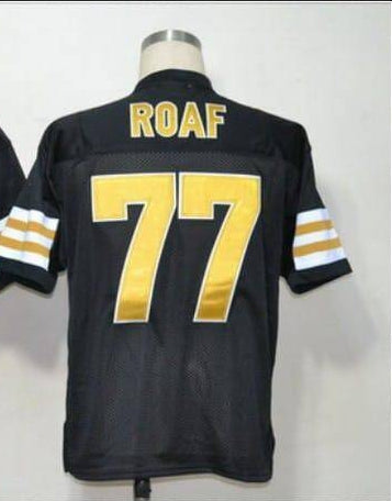 NO.Saints #77 Willie Roaf Mitchell & Ness Legacy Stitched American Football Jersey - Main View
