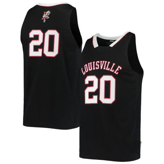 #20 L.Cardinals Reverse Retro Jersey Black Basketball Jersey Stitched American College Jerseys - Main View
