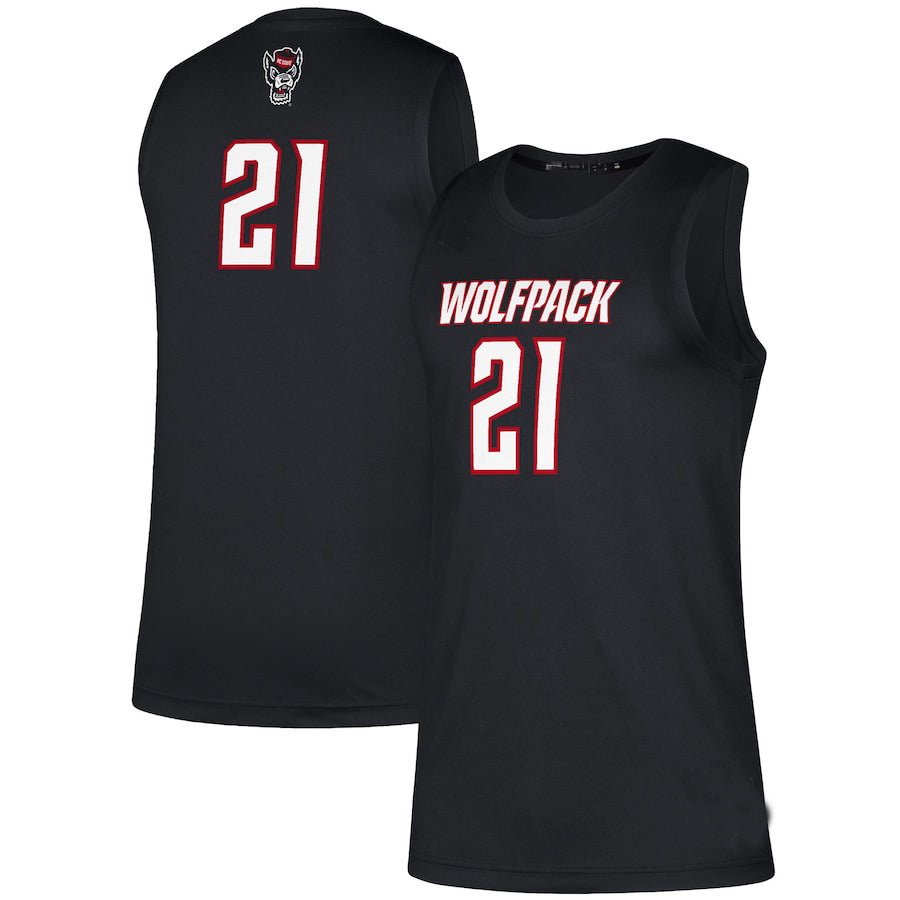 #21 NS.Wolfpack Swingman Jersey Black Stitched American College Jerseys - Main View