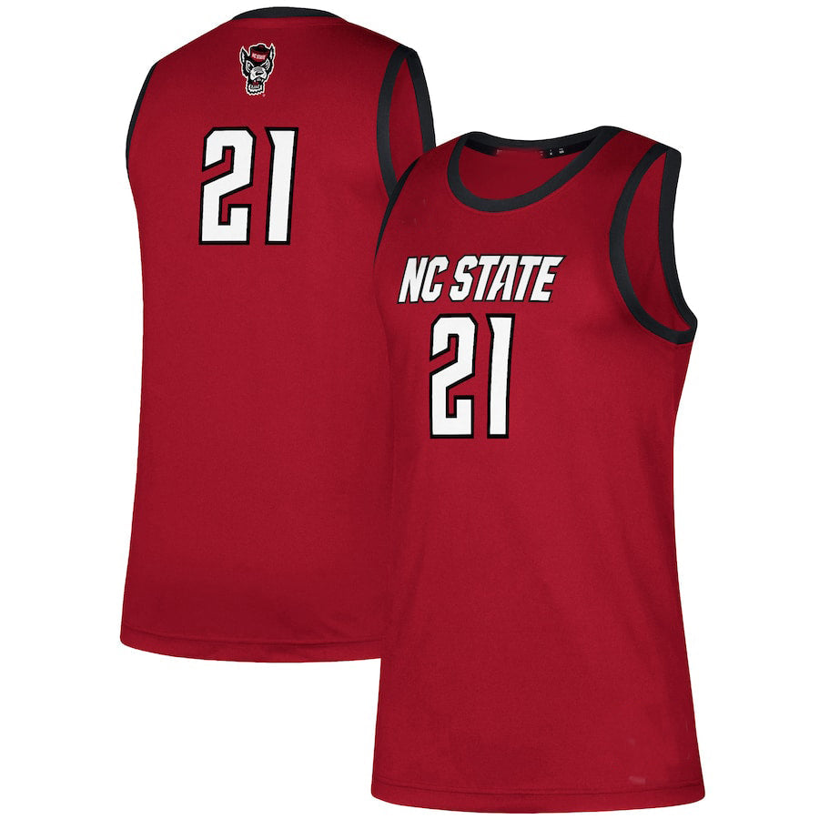 #21 NS.Wolfpack Swingman Jersey Red Stitched American College Jerseys - Main View