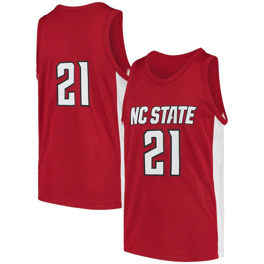 #21 NS.Wolfpack Game Jersey Red Stitched American College Jerseys - Main View