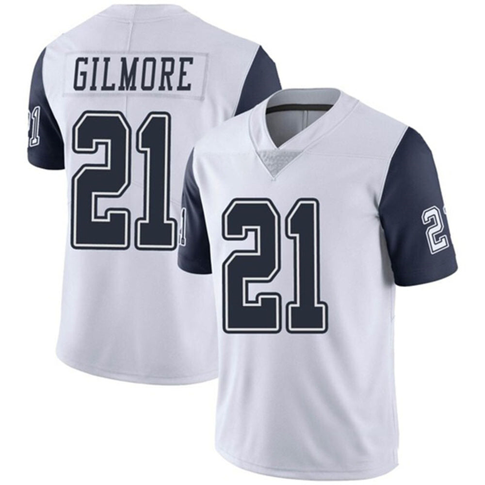 D.Cowboys #21 Stephon Gilmore Alternate Vapor Limited Jersey - White Stitched American Football Jerseys - Main View