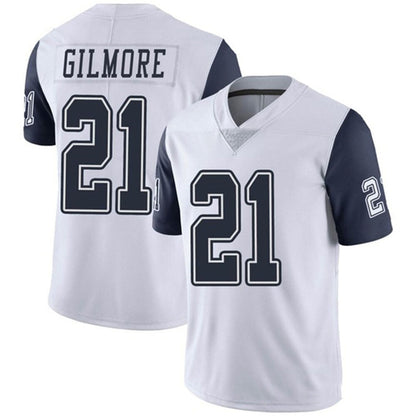 D.Cowboys #21 Stephon Gilmore Alternate Vapor Limited Jersey - White Stitched American Football Jerseys - Main View