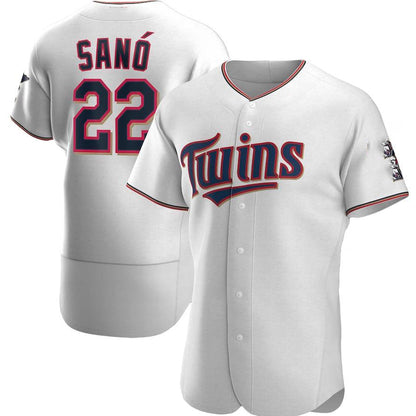 Minnesota Twins #22 Miguel Sano White Home Limited Player Baseball Jersey - Main View