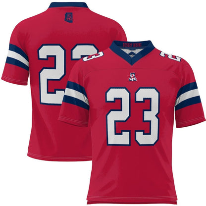 #23 A.Wildcats GameDay Greats Desert Rising Football Jersey - Red Stitched American College Jerseys - Main View