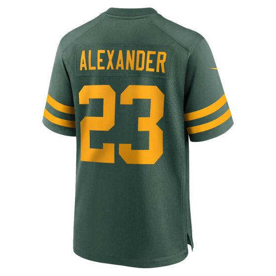 GB.Packers #23 Jaire Alexander 50s Green Classic Game Stitched American Football Jerseys - Main View