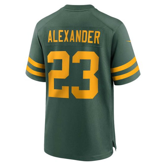 GB.Packers #23 Jaire Alexander 50s Green Classic Game Stitched American Football Jerseys - Main View