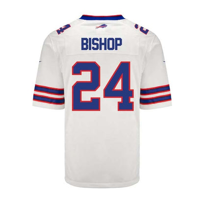 B.Bills #24 Cole Bishop Game Jersey - White Stitched American Football Jerseys - Main View