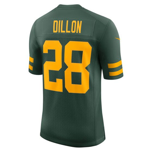 GB.Packers #28 Dillon 50s Green Classic Limited Stitched American Football Jerseys - Main View