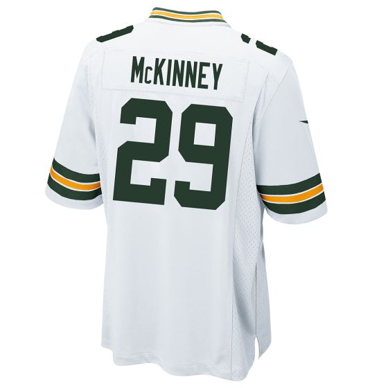GB.Packers #29 Xavier McKinney White Game Stitched American Football Jerseys - Main View