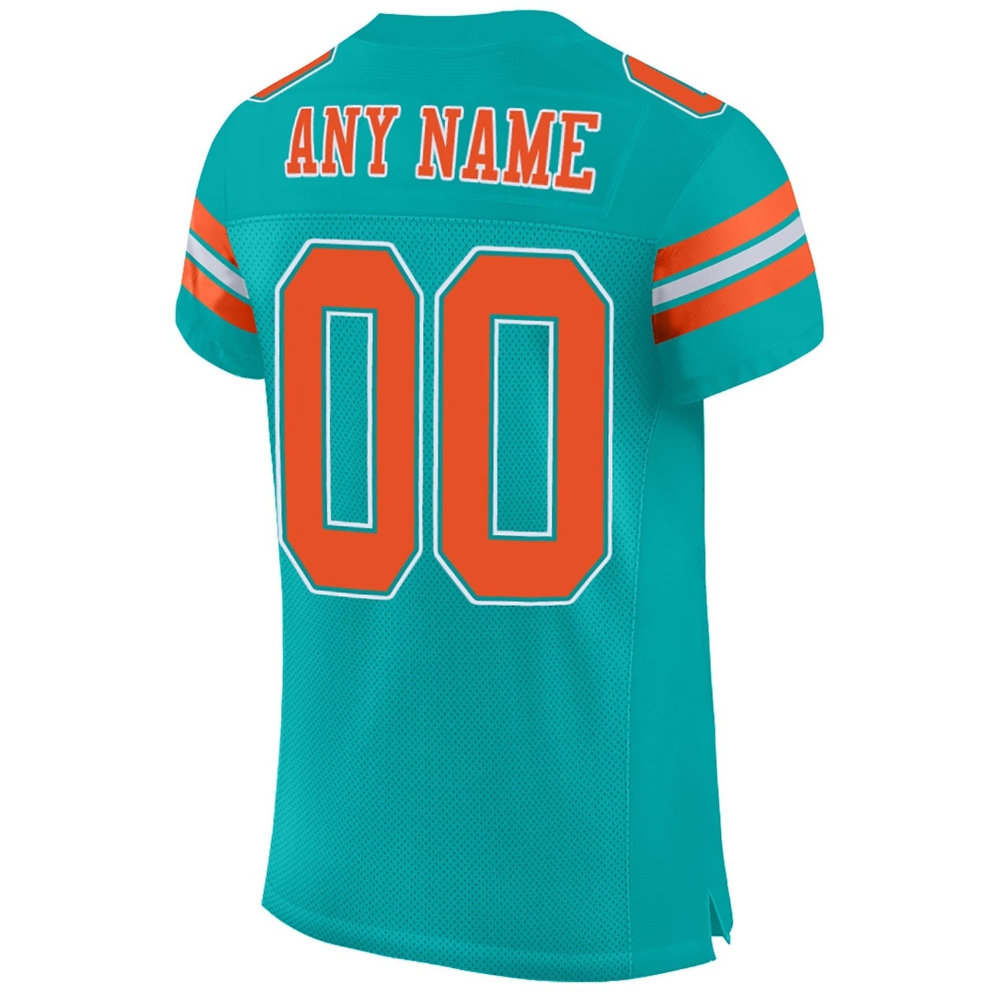 Custom M.Dolphins Football Jerseys for Personalize Sports Shirt Design Stitched Name And Number Christmas Birthday Gift view 3