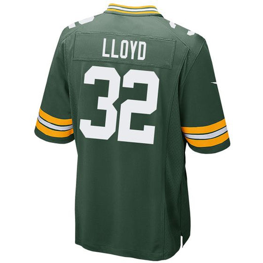GB.Packers #32 MarShawn Lloyd Green Game Stitched American Football Jerseys - Main View