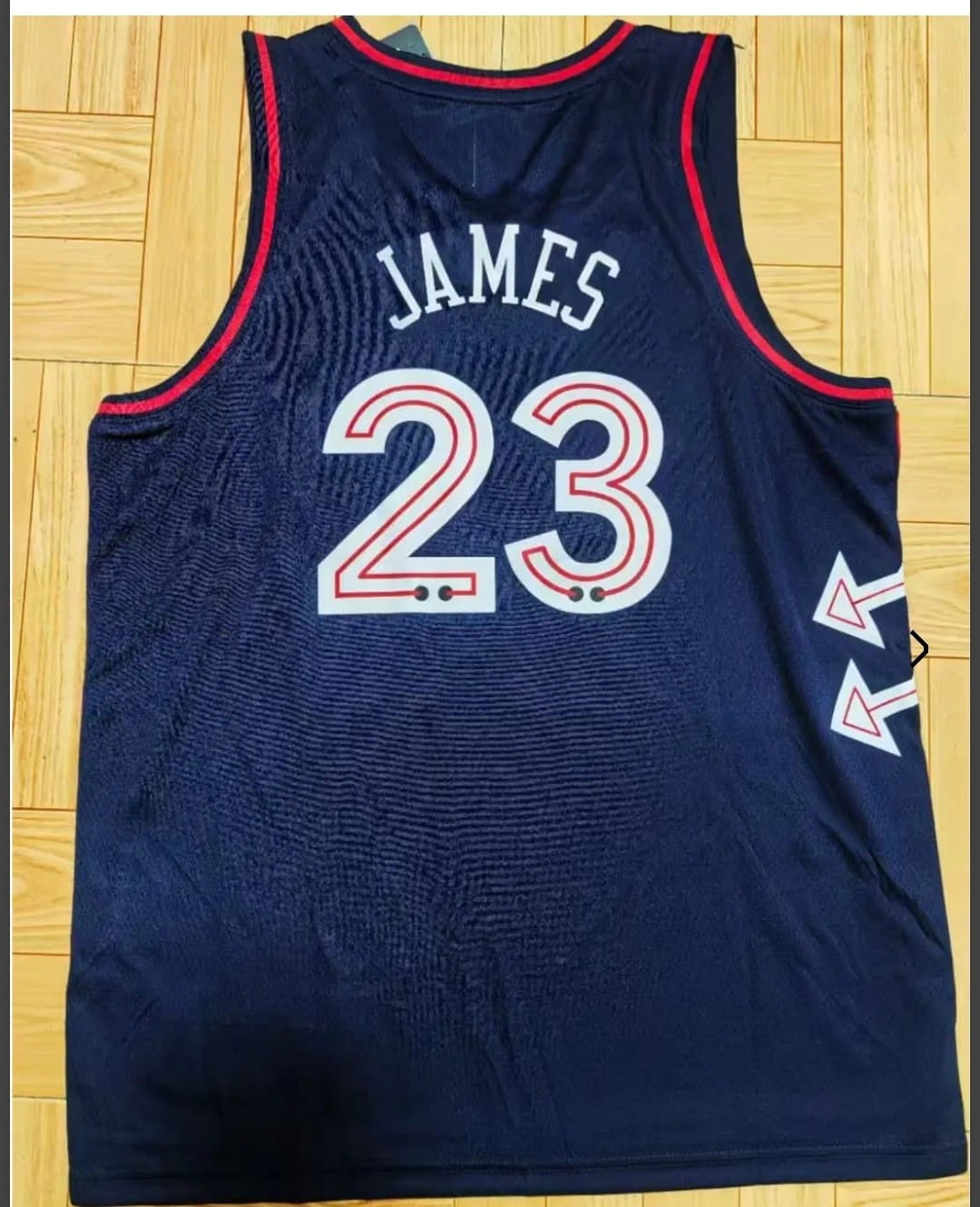 PH.76ers #23 LeBron James Navy Swingman Jersey - Icon Edition Stitched American Basketball Jersey - Main View