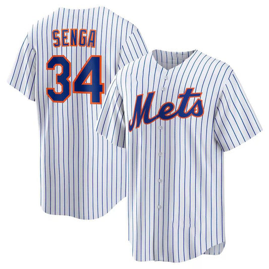 New York Mets #34 Kodai Senga White Home Replica Player Jersey Baseball Jerseys - Main View