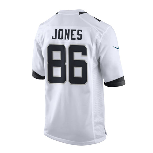 J.Jaguars #86 Brian Jones White Draft First Round Pick Game Player  Stitched American Football Jerseys - Main View