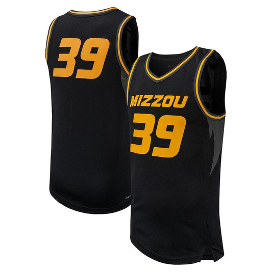 #39 M.Tigers Replica Basketball Jersey - Black American College Jerseys - Main View