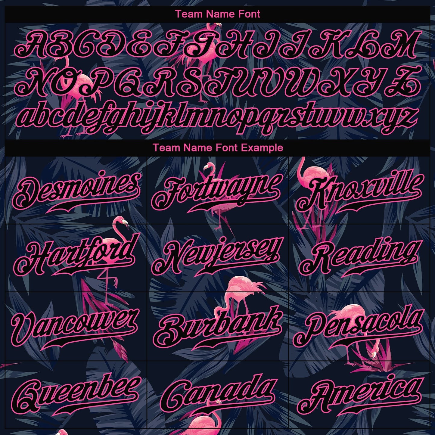 Custom 3D Pattern Design Flamingo Authentic Baseball Jersey view 4