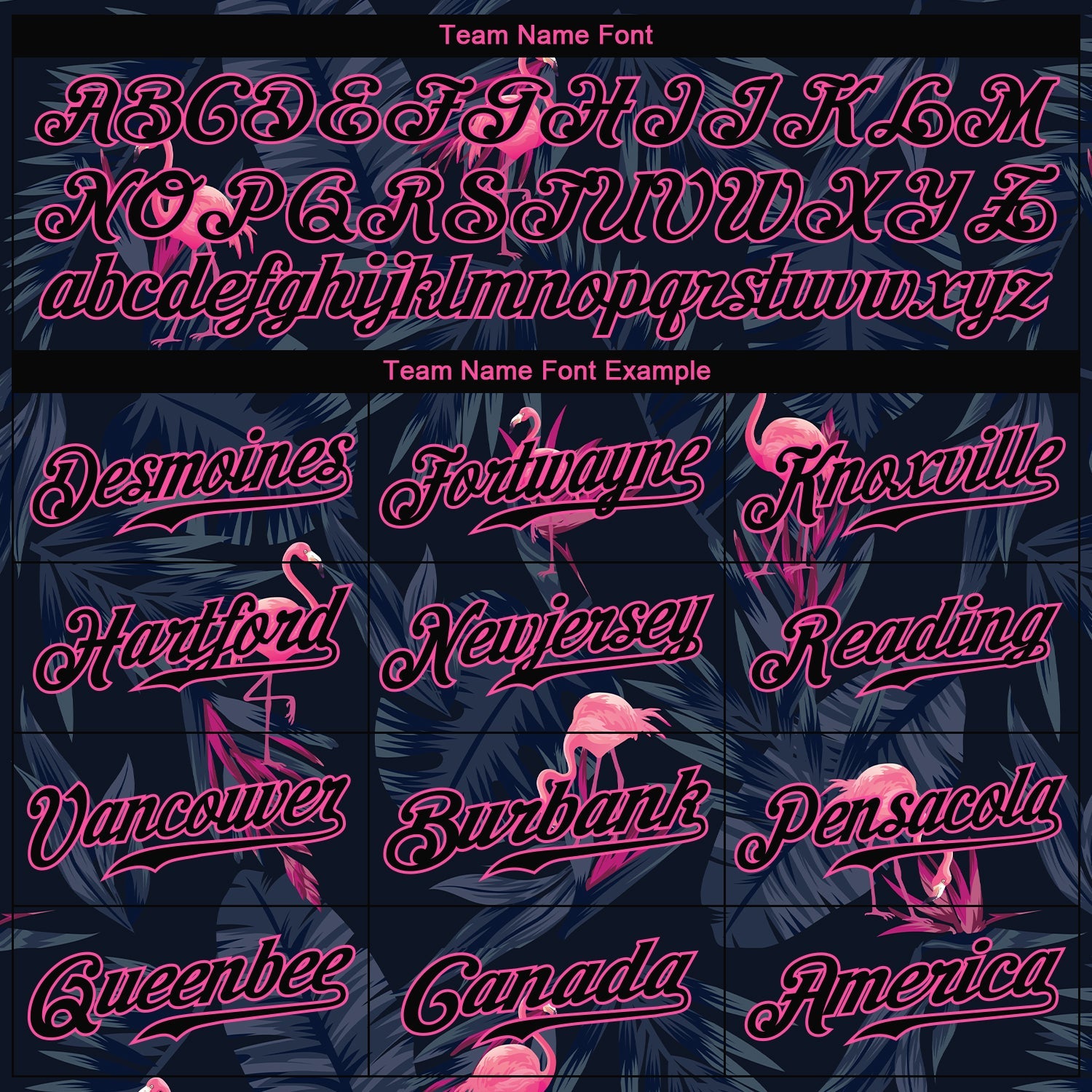Custom 3D Pattern Design Flamingo Authentic Baseball Jersey view 4