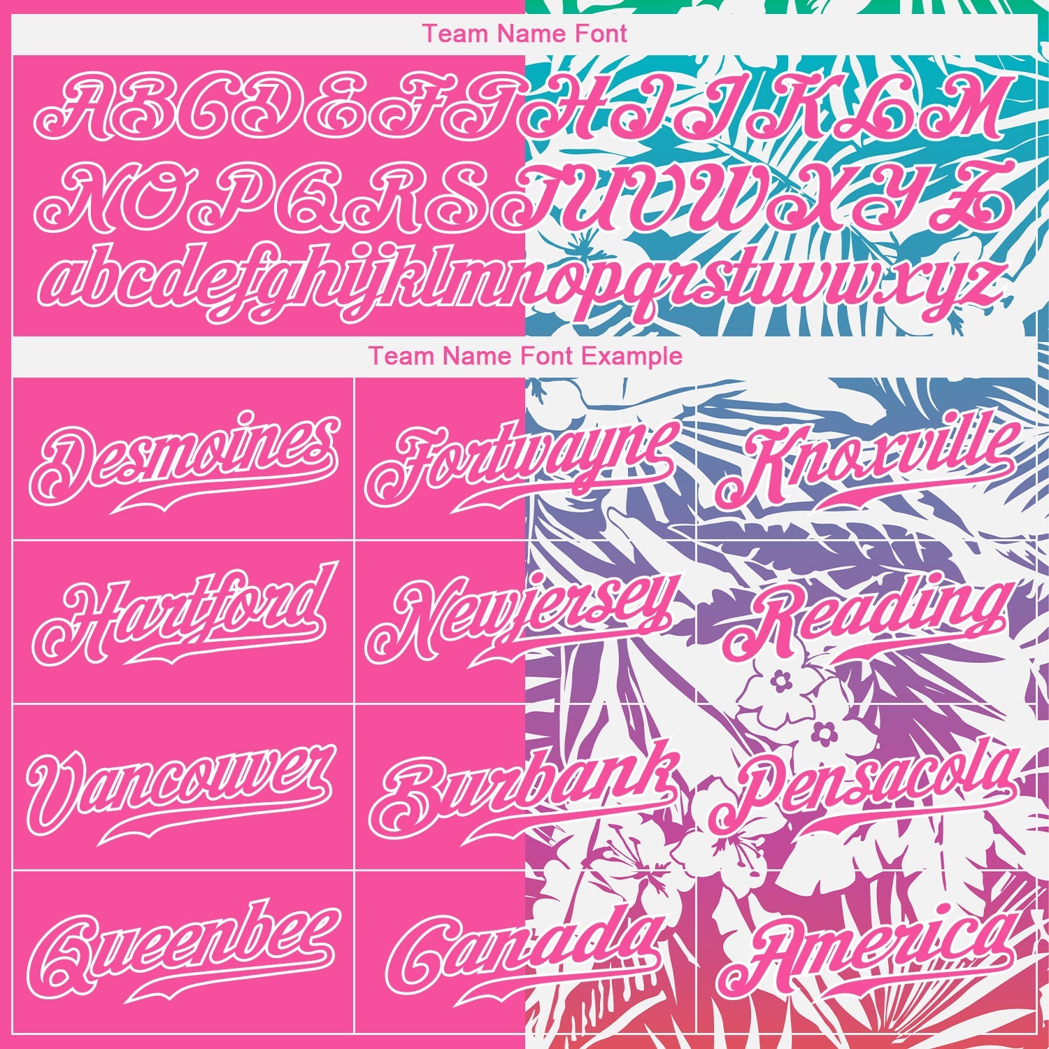 Custom 3D Pattern Design Tropical Palm Leaves Authentic Baseball Jersey view 5