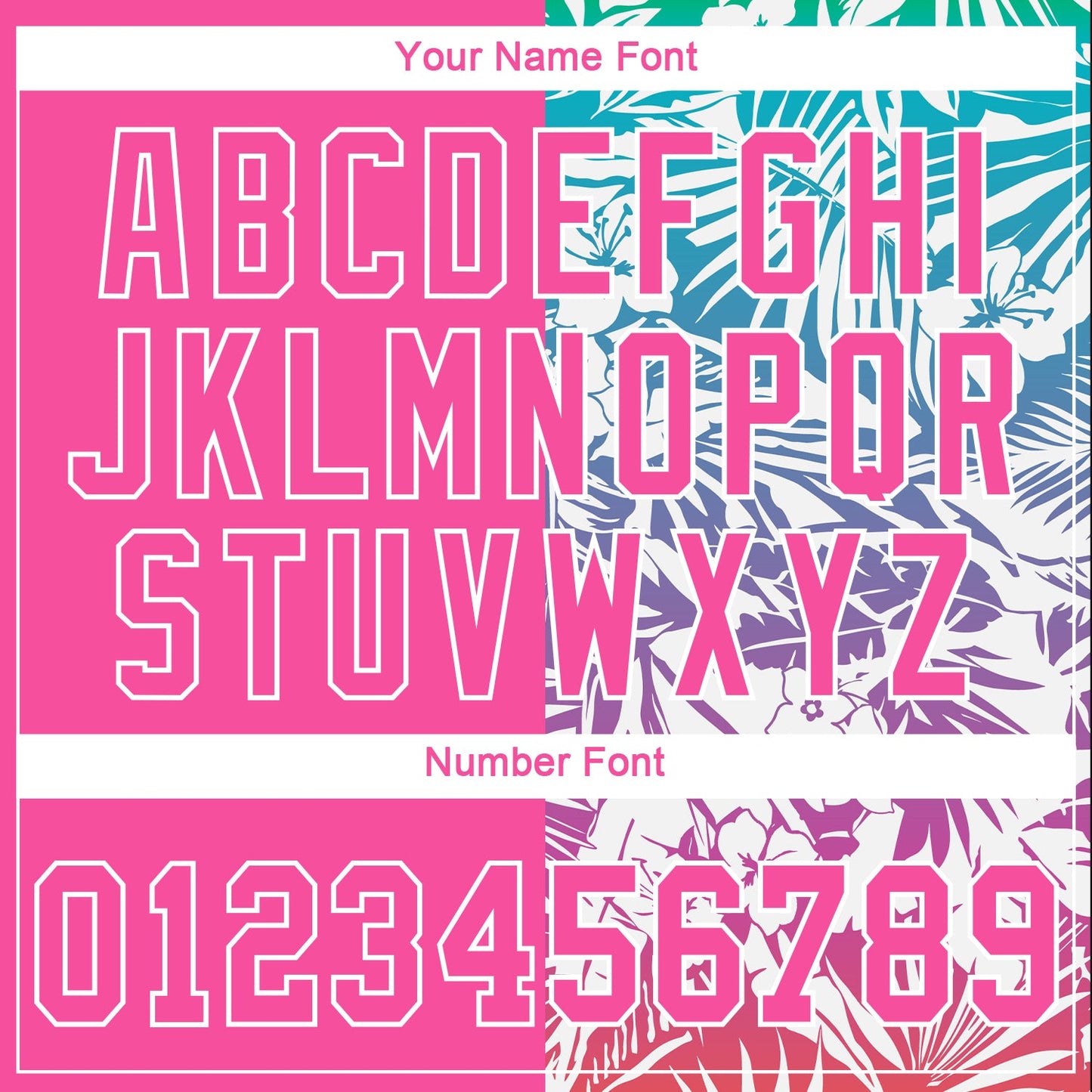 Custom 3D Pattern Design Tropical Palm Leaves Authentic Baseball Jersey view 6