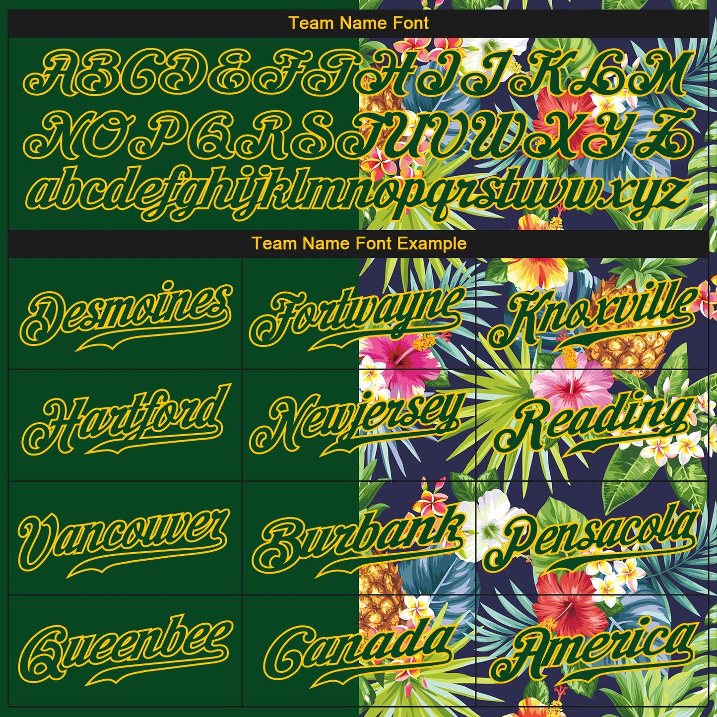 Custom 3D Pattern Design Tropical Pattern With Pineapples Palm Leaves And Flowers Authentic Baseball Jersey view 4