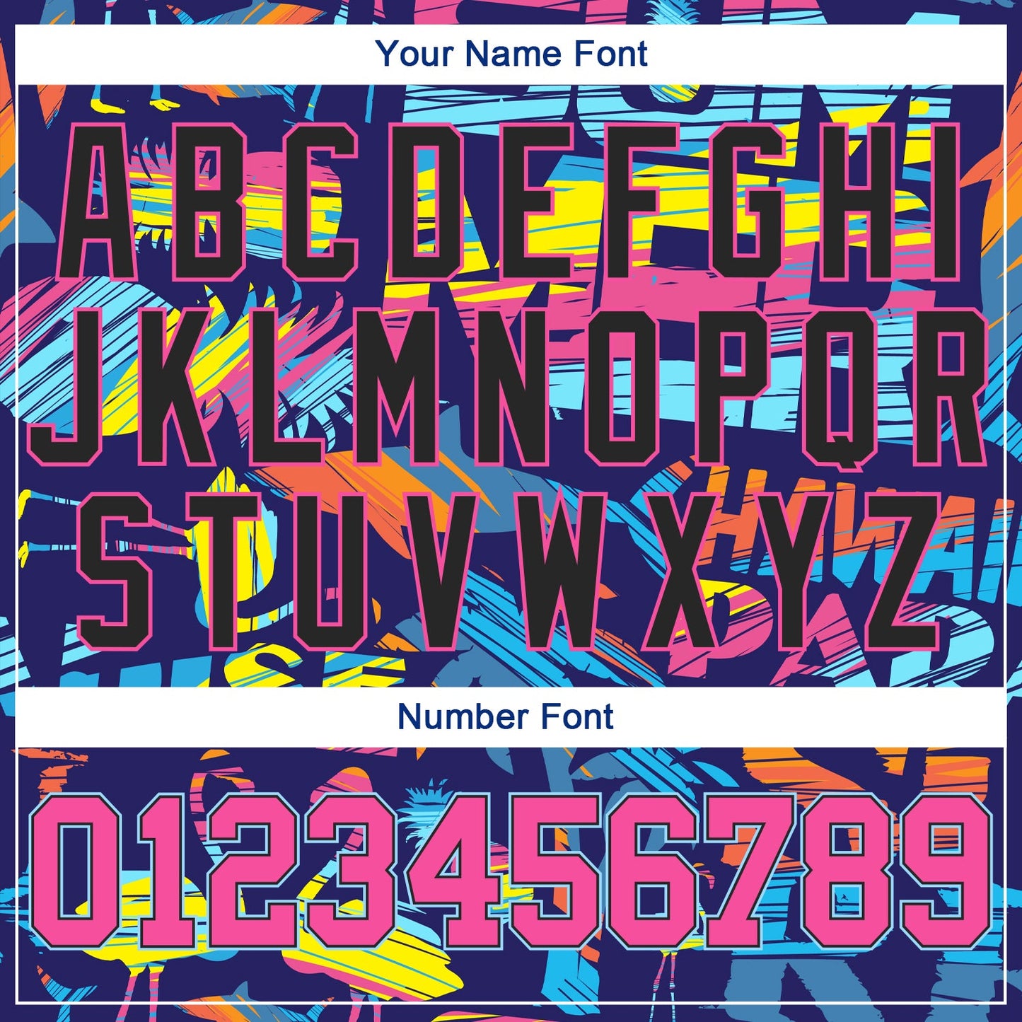 Custom 3D Pattern Design Abstract Geometric Pattern With Palm Trees Sharks Flamingo With The Words:Summer Hawaii Authentic Baseball Jersey view 5