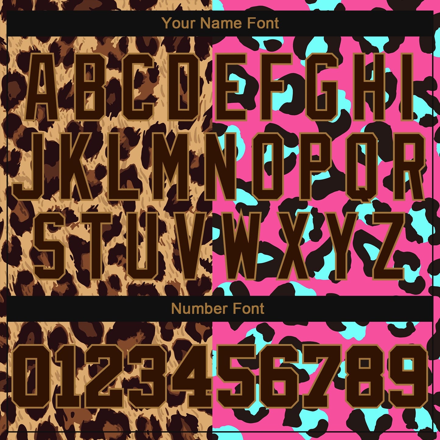Custom 3D Pattern Design Leopard Authentic Baseball Jersey view 5