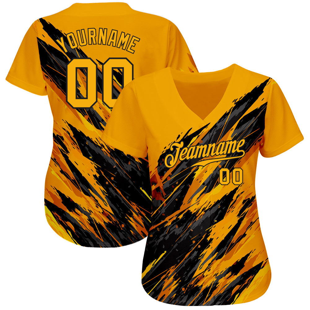 Custom 3D Pattern Design Sport Authentic Baseball Jersey view 2