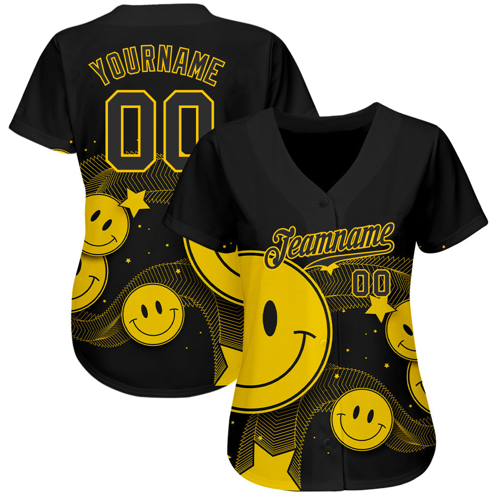 Custom 3D Pattern Design Authentic Baseball Jersey view 2