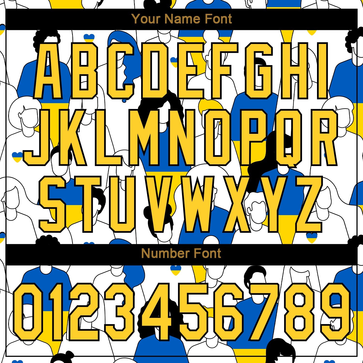 Custom 3D Pattern Design Patriot Of Ukraine Authentic Baseball Jersey view 5