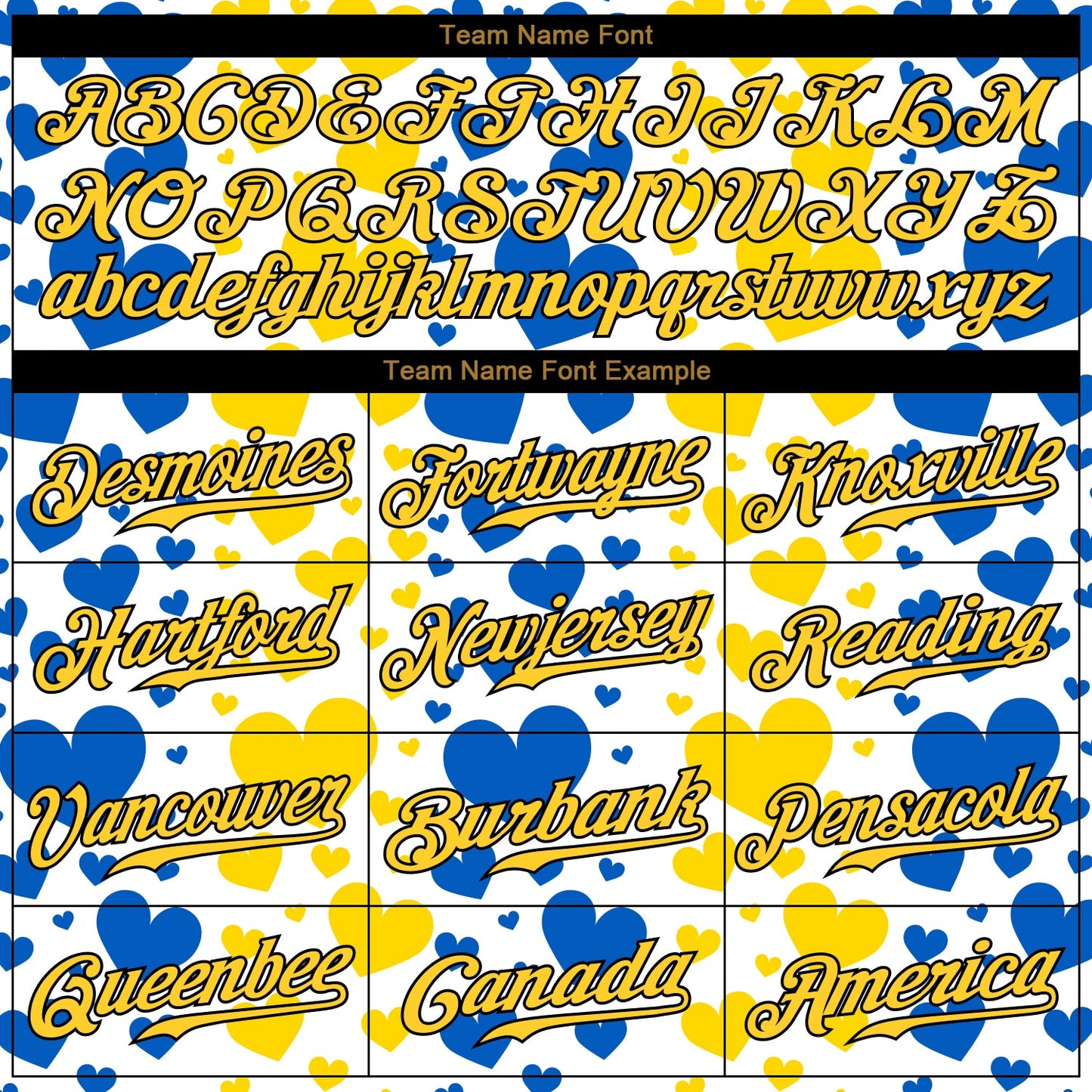 Custom 3D Pattern Design Hearts Painted In The Colors Of The Ukrainian Flag Authentic Baseball Jersey view 4
